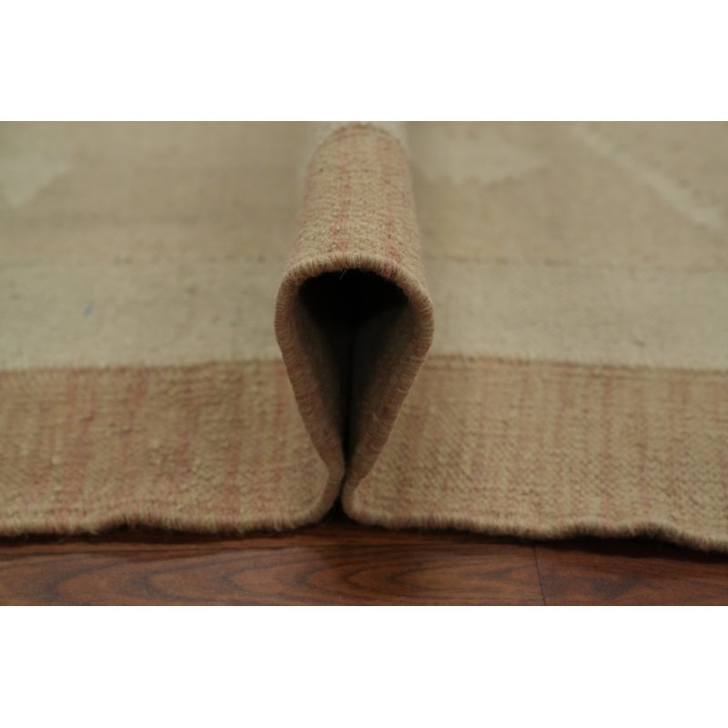 Subtle Geometric Patterns & Textures Neutral Toned Rug 5x6