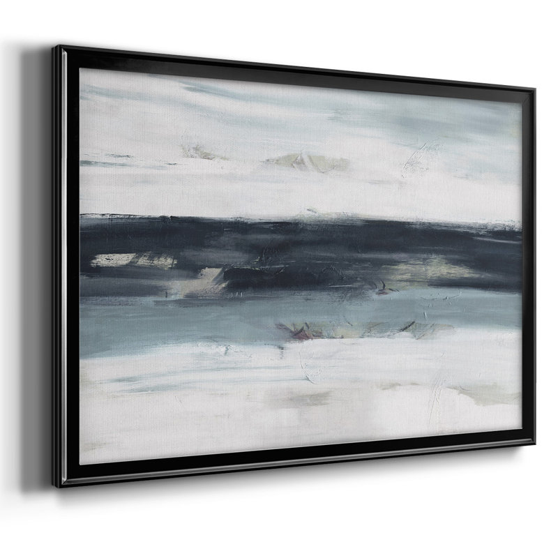 Above Us-Framed Gallery Wrapped Canvas, Black , 30" H x 44" W x 1.5" D