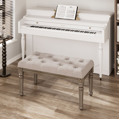 Nesika 87cm Wide Solid Colour Standard Ottoman