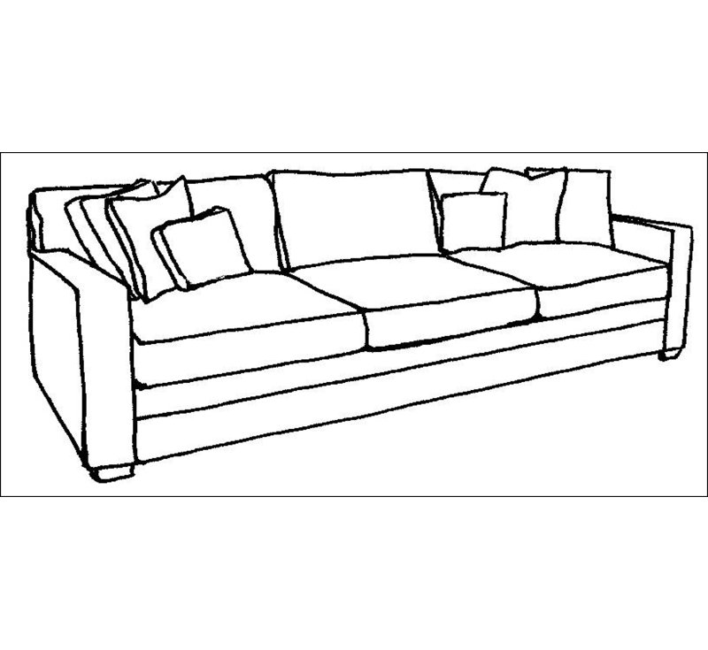 Leather Sofa, Croc Gator Brown, Brushy Bayou