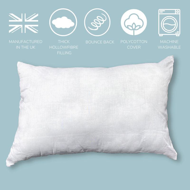 Belgrace Polyester L75 x W50cm Medium Support Pillow