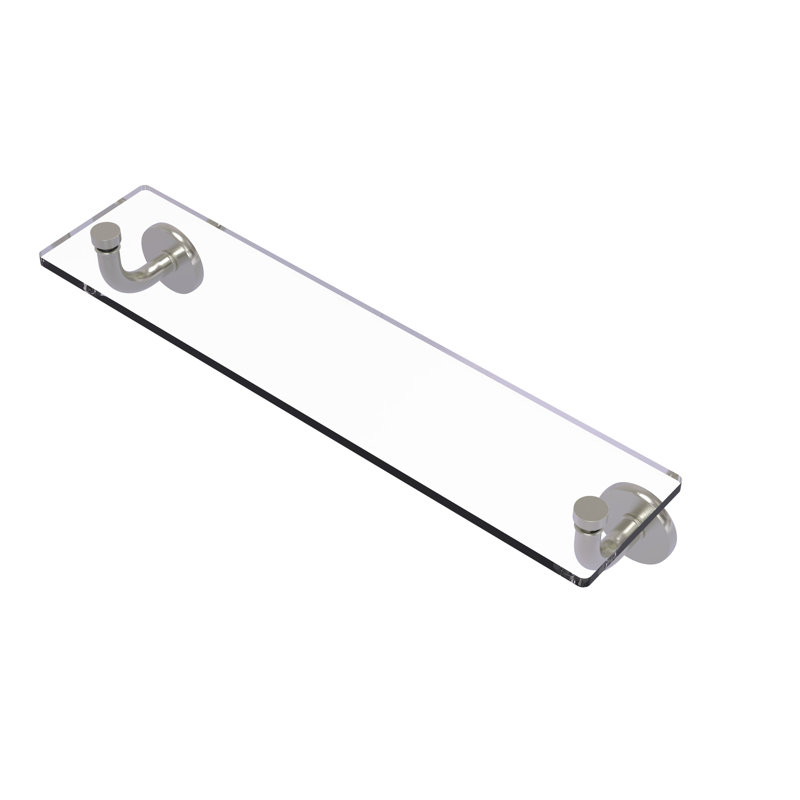 Tioga Bracket Shelf, Satin Nickel