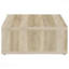 Table basse carrée en bois d'ingénierie vieilli-148140718