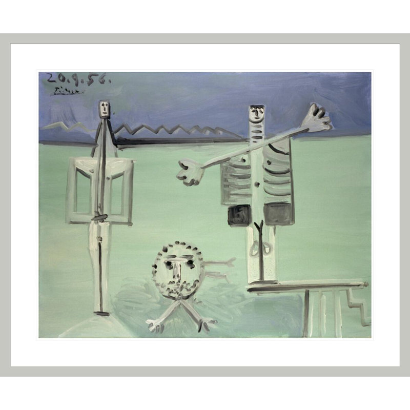 «The Diving Board» par Pablo Picasso, impression giclée sur cadre, 33.5" H x 40.02" W