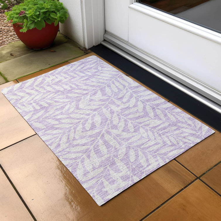 Malek Washable Floral Indoor / Outdoor Rug