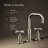 Kohler Purist Widespread Bathroom Faucet with Pop-Up Drain Assembly, 3-Hole High Arc Cross Handle Bathroom Sink Faucet, 1.2 gpm-32738683