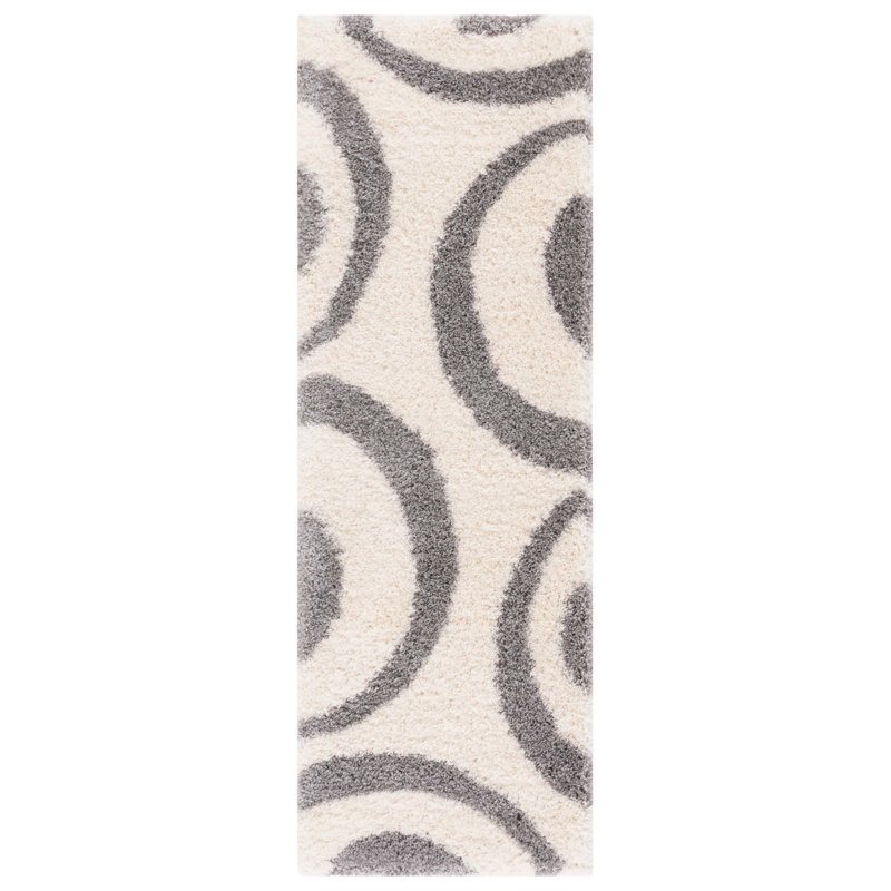 Barbara Shag Performance Geometric Rug, Runner 2'3" x 7'
