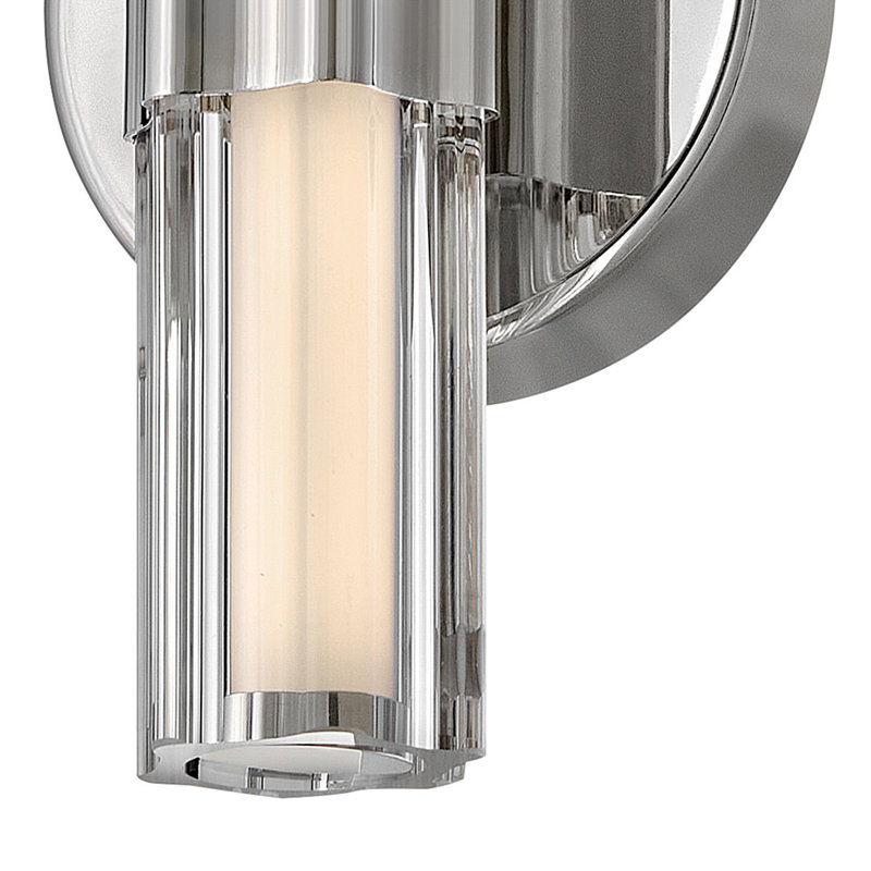 Hinkley Georgette Bathroom Vanity Light, Polished Nickel