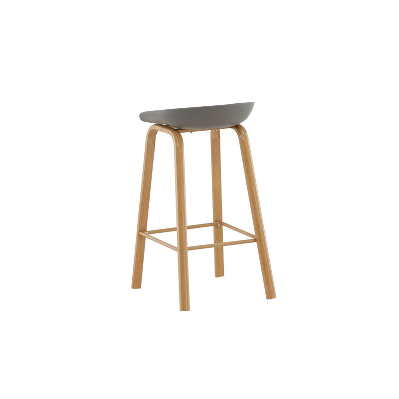 Bromsey Upholstered Counter Stool with Metal Frame