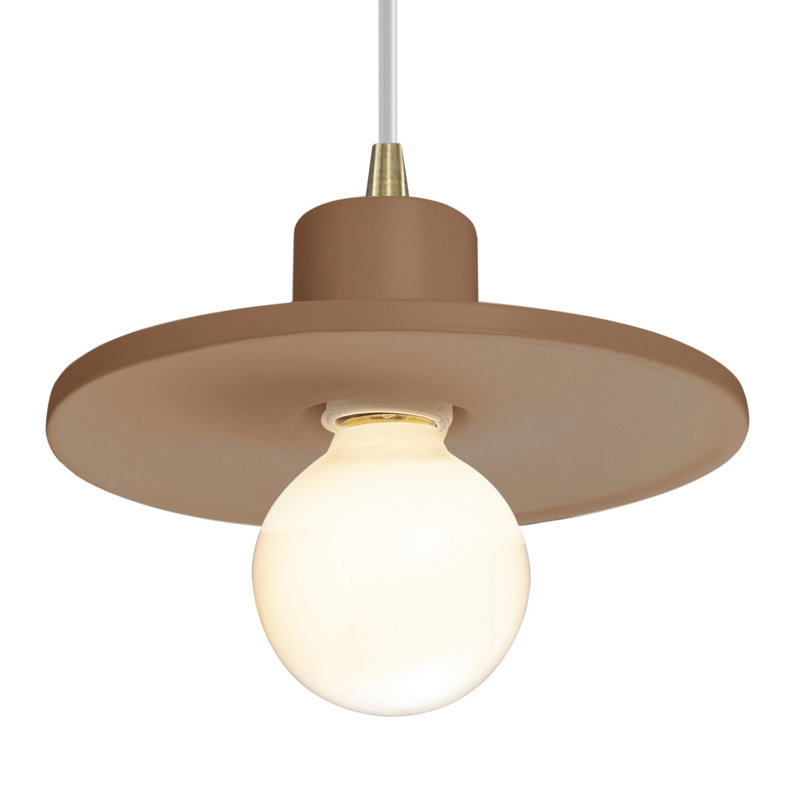 Leni - Light Single Pendant, Celadon Green Crackle, Antique Brass