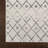 Giannini Geometric Moroccan Area Rug in Gray/ Off White-267648485