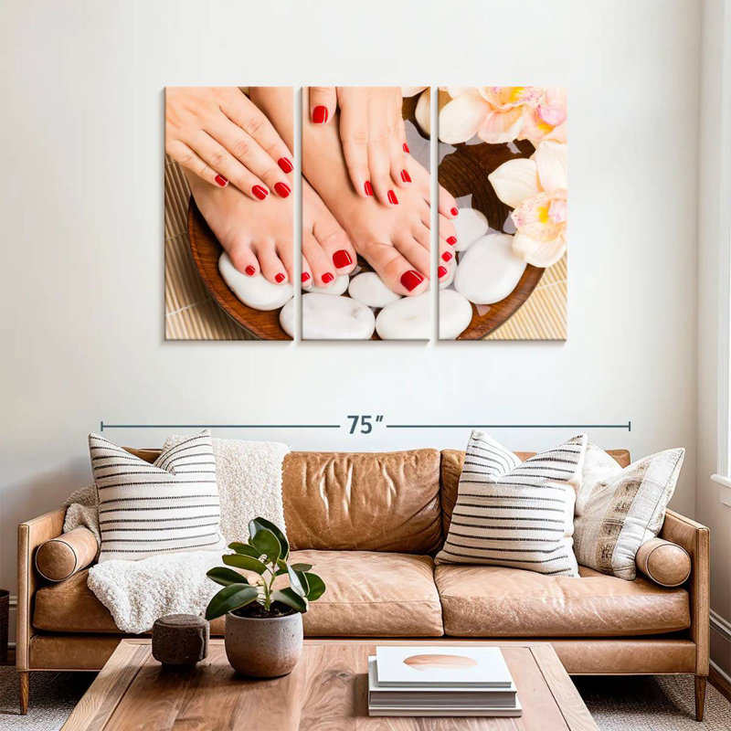 Shuttleworth Spa Red Nails, 36" H x 57" W