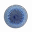 Bain d'oiseaux en céramique de 17 po pour l'extérieur, grand bain d'oiseaux élégant pour l'extérieur, bains d'oiseaux vernis à piédestal léger pour l'extérieur avec motif floral, dégradé bleu-95361175