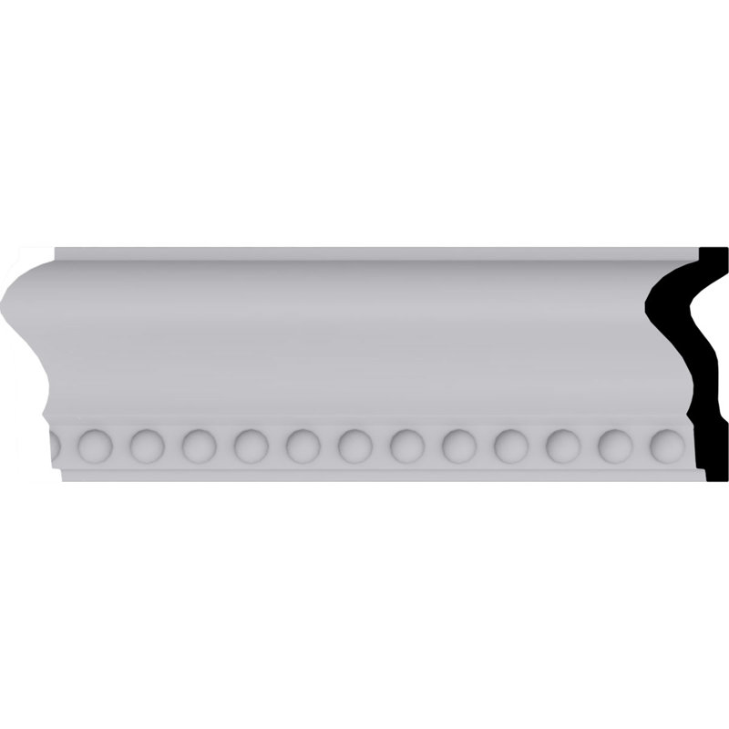 Ekena Millwork 2 3/4"H x 1"P x 94 1/2"L Edwards Chair Rail Moulding
