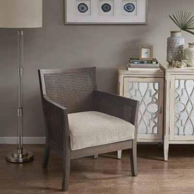 Fauteuil d'appoint à structure en bois