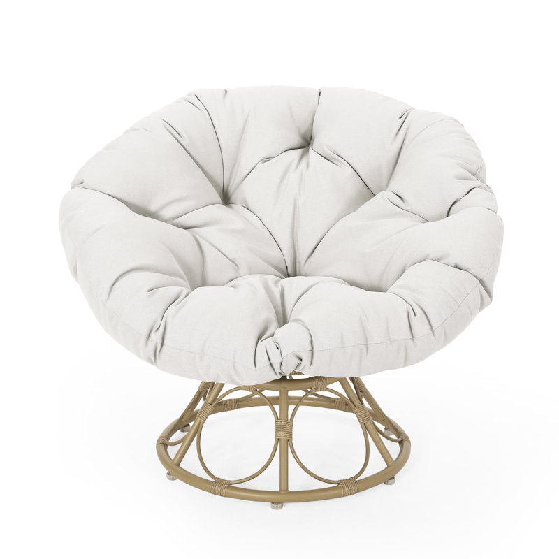 Mcchesney Swivel Patio Chair with Cushion