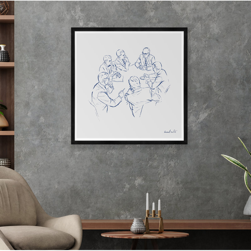 Conference Print, Black