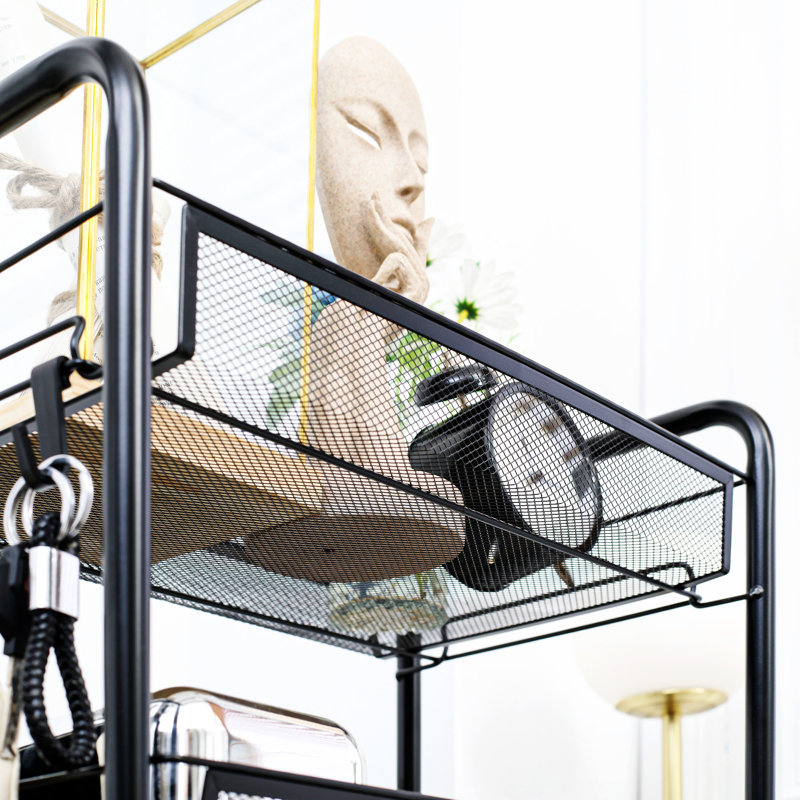 5 Tier Utility Rolling Cart(No Include Stool)