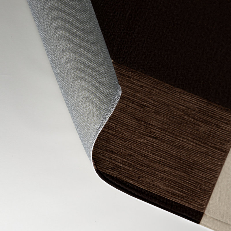Tapis d'intérieur et d'extérieur à carreaux beige, Rectangle 9 pi x 12 pi