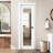 White Primed Solid Core 1-Panel Mirror Core Panel Door-111172151