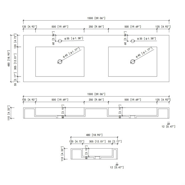 Dimensions du produit