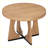 Modern Round Extendable Dining Table Set with 16" Removable Middle Leaf-1224232592-1224232595