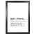 Black Grain Frame