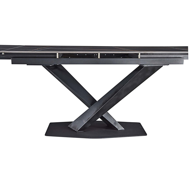Rectangular Dining Table, 29.52" H x 55" L x 31.49" W