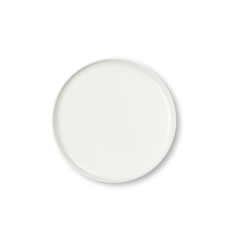 Nordic 6 Piece Ceramic Dinnerware Set - Service for 6, White
