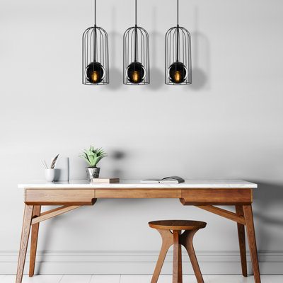 Sunapee 3 - Light Black Kitchen Island Pendant