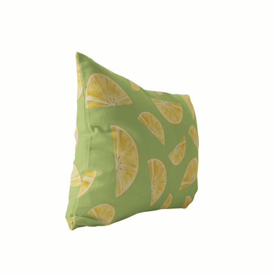 Summer Lemon Outdoor Pillow