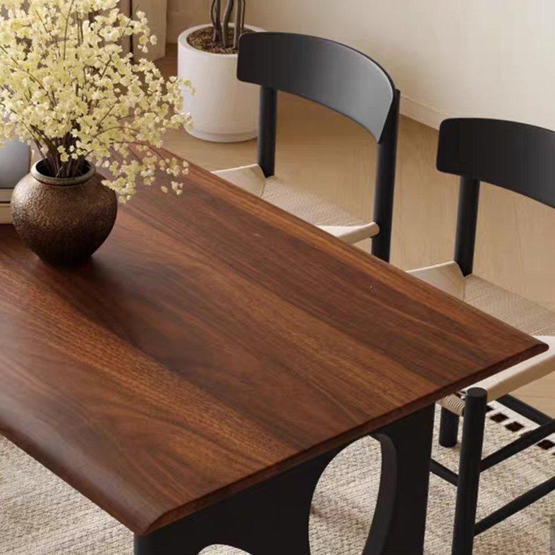 Grande table Novel multifonctionnelle en bois massif, H 29,52 po x L 78,74 po x l 31,49 po
