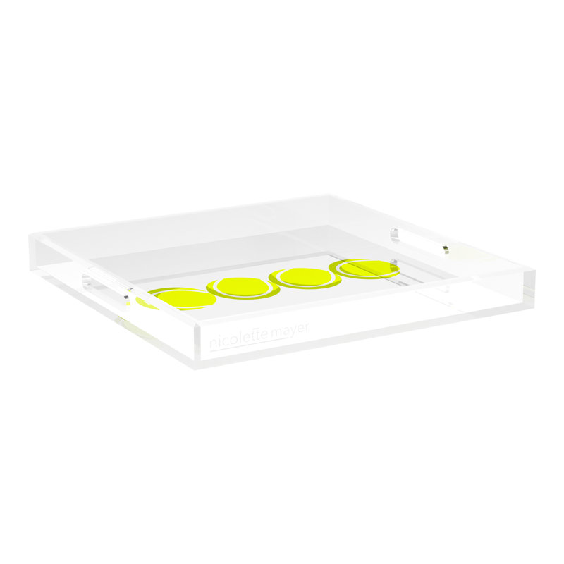 Decorative Tray, 2" H x 18" W x 18" D