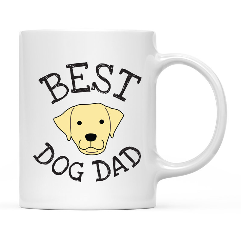 Tasse à café Best Dog Dad, Labrador Retriever