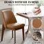 Bason Upholstered Faux Leather Dining Chairs-112701187