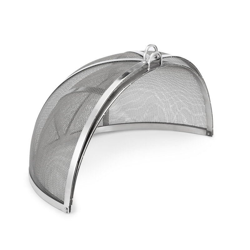 Pare-étincelles en acier inoxydable pour foyer, 17" H x 29,5' ' L x 29,5" D