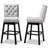 Swivel Solid Wood Counter Stool-1685470221-1685470220