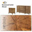 Commode 9 tiroirs en bois massif l 9 po avec table de chevet entièrement assemblée-133863368