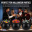 Chaudron 8 pouces PMU Halloween - accessoire de fête en plastique soufflé - Halloween Party Favors