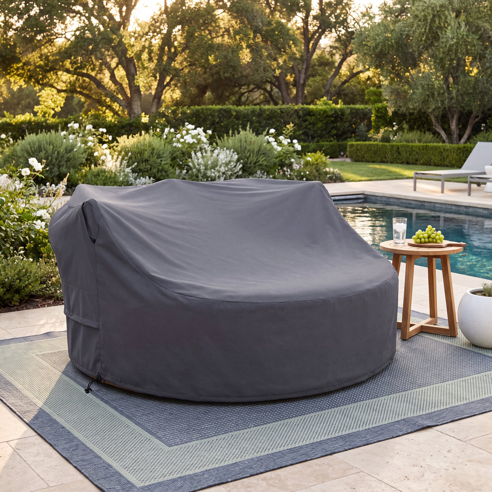 Renfri 67'' Wide Circle Patio Daybed Cover