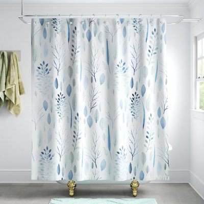 Perine Floral Single Shower Curtain