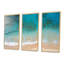 Vue aérienne de la plage bleue II - art mural plage-2135857578-2135857572