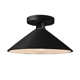 Single Light Ceramic Semi Flush Mount