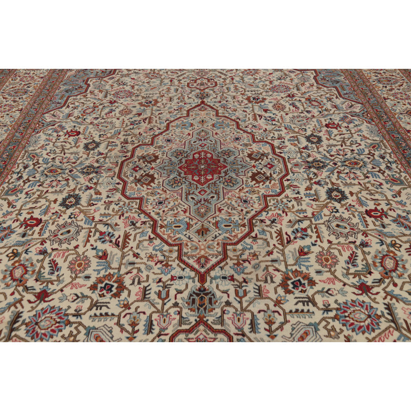 Tapis à motif floral 10 x 14
