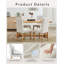 Solid Wood Accent Stool-1129000543