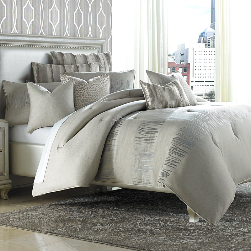 Captiva Comforter Set - Neutral, Queen + 8 Additional Pieces