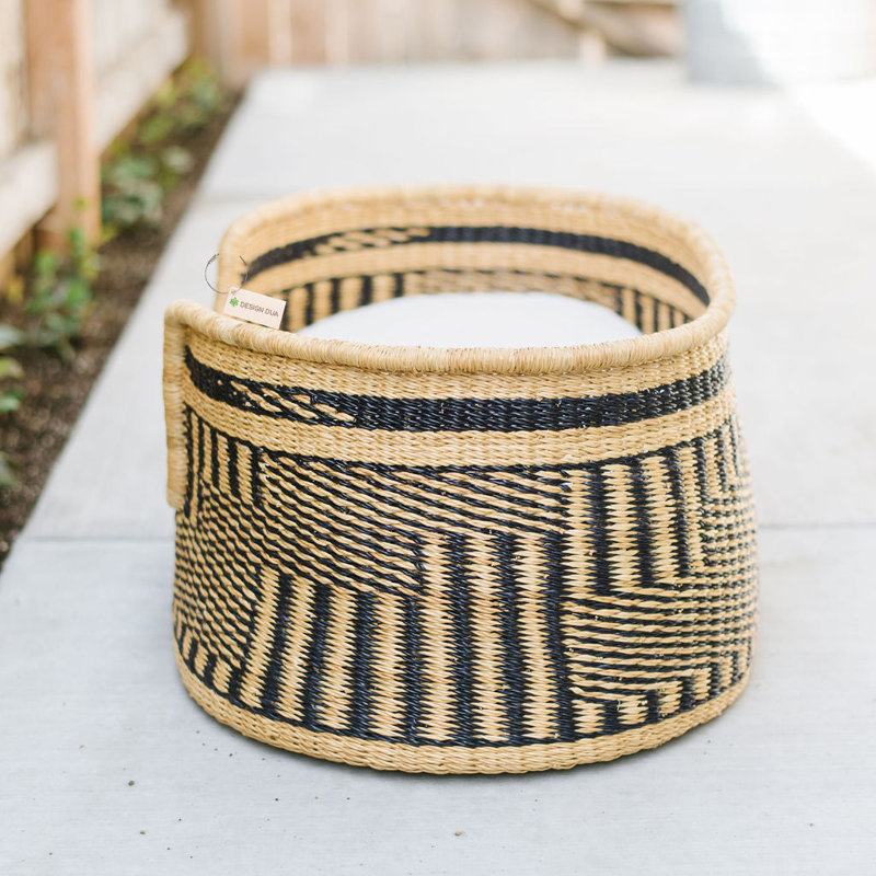 Bear Striped Cotton Pet Bed