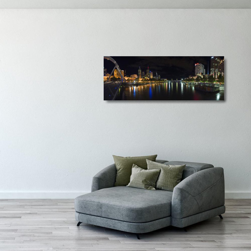 Rivière Yarra, Melbourne, Australie, H 15 po x l 40 po