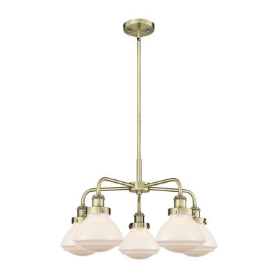 Almarosa 5 - Light Glass Dimmable Chandelier