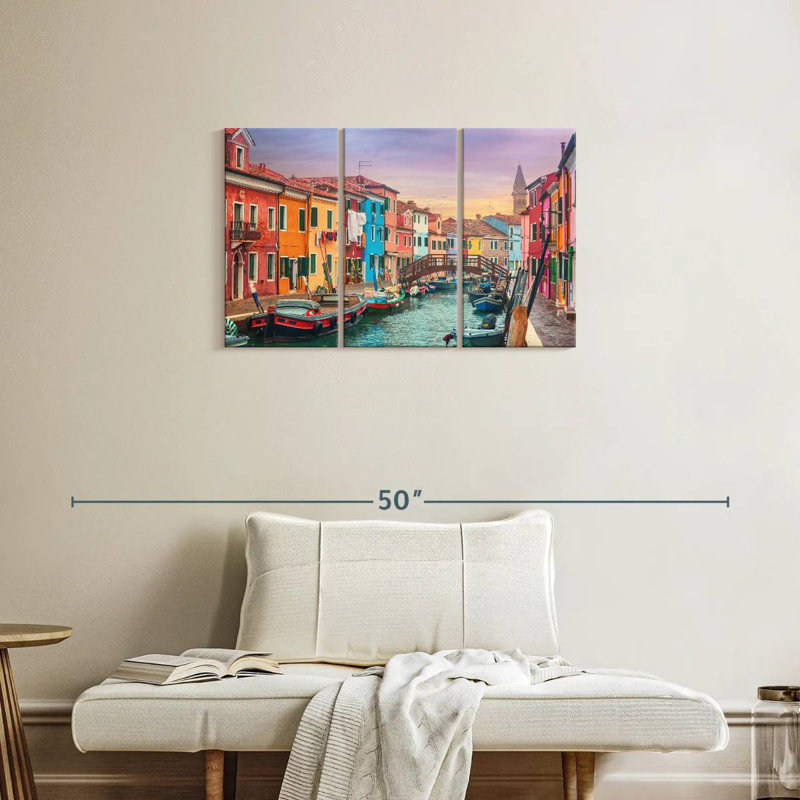 Rorry Dusk In Burano, 20" H x 33" W